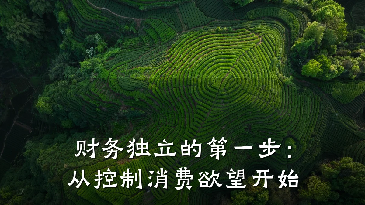 财务独立的第一步:从控制消费欲望开始