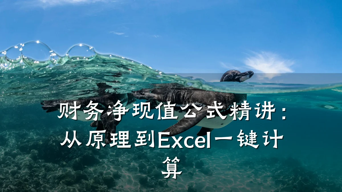 财务净现值公式精讲:从原理到Excel一键计算