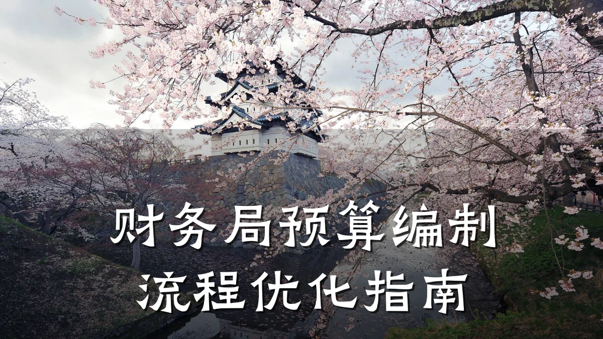 财务局预算编制流程优化指南