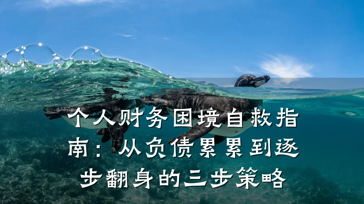 个人财务困境自救指南:从负债累累到逐步翻身的三步策略