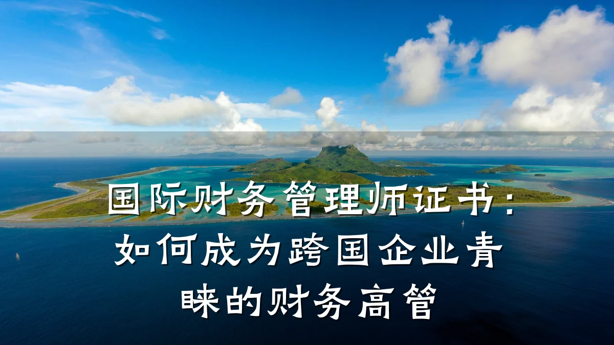 国际财务管理师证书：如何成为跨国企业青睐的财务高管
