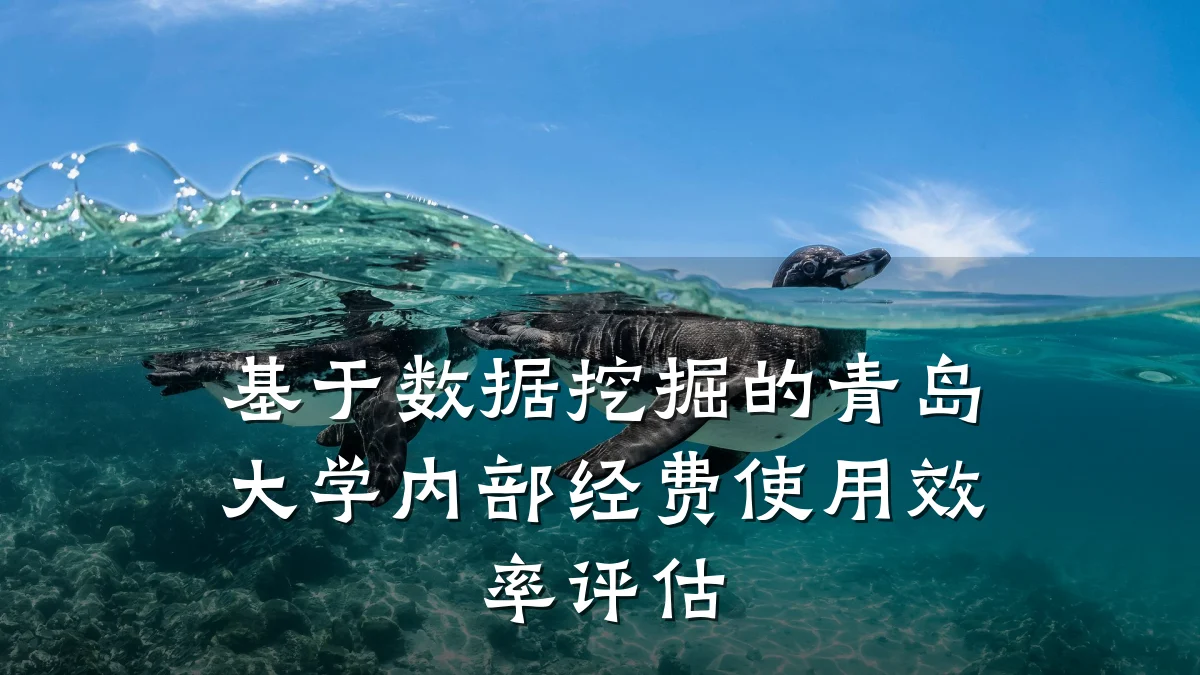 基于数据挖掘的青岛大学内部经费使用效率评估