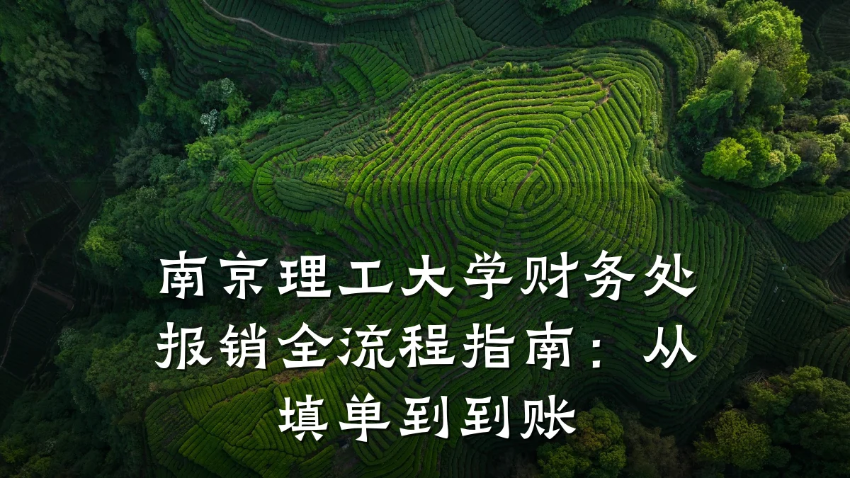 南京理工大学财务处报销全流程指南：从填单到到账