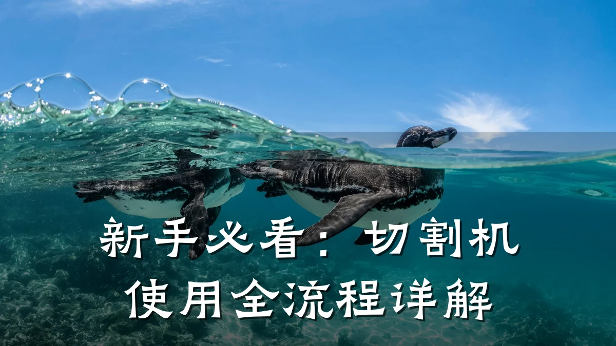 新手必看：切割机使用全流程详解