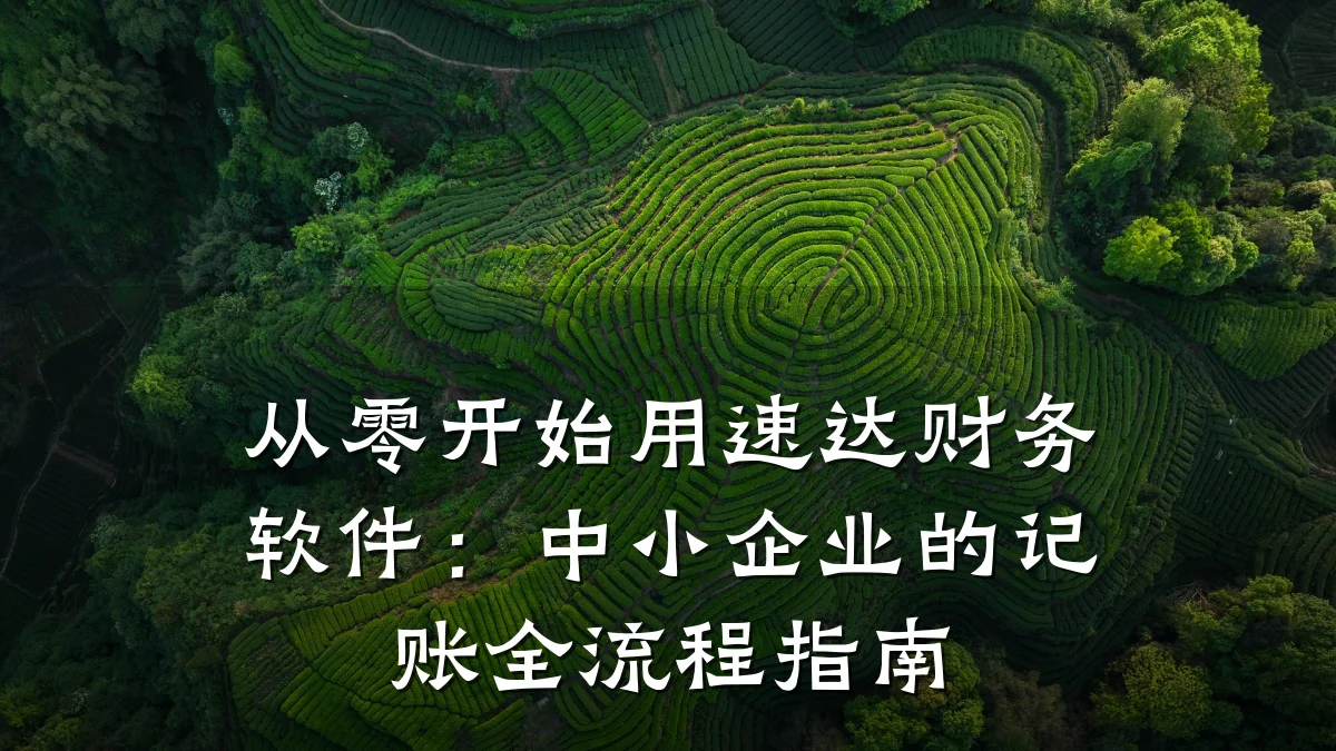 从零开始用速达财务软件:中小企业的记账全流程指南