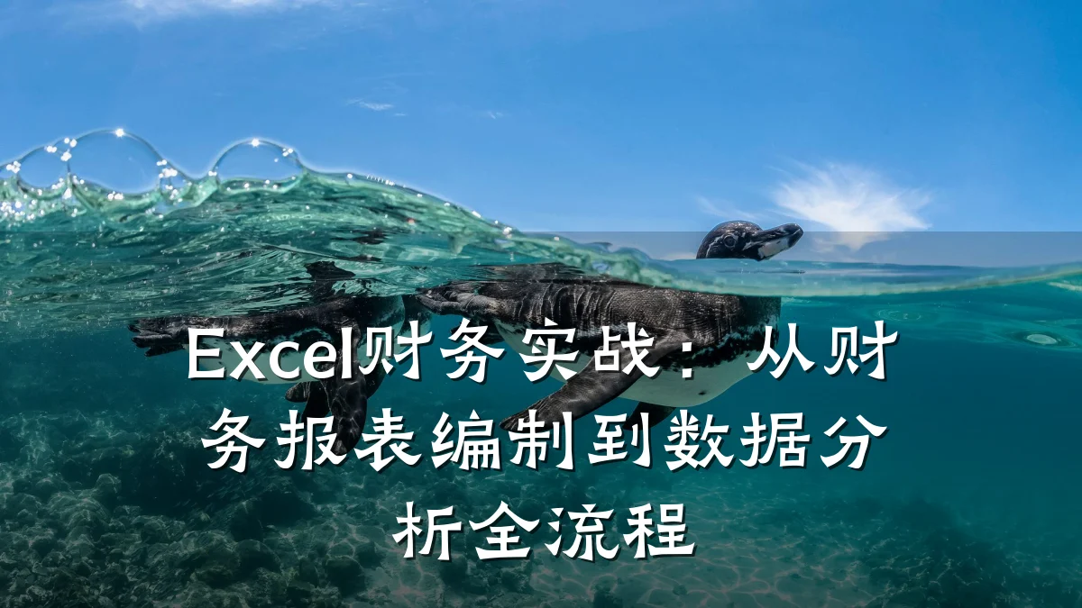 Excel财务实战:从财务报表编制到数据分析全流程
