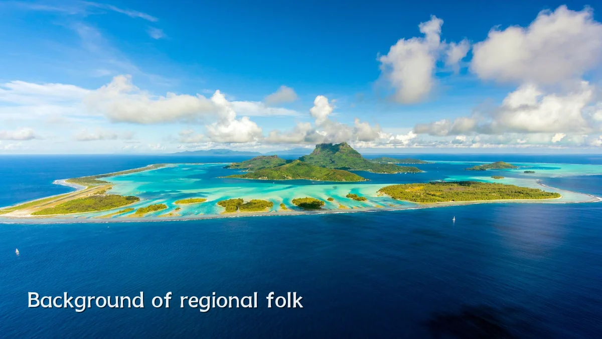 Background of regional folk