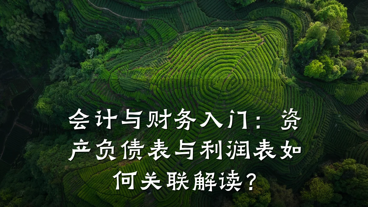 会计与财务入门:资产负债表与利润表如何关联解读?