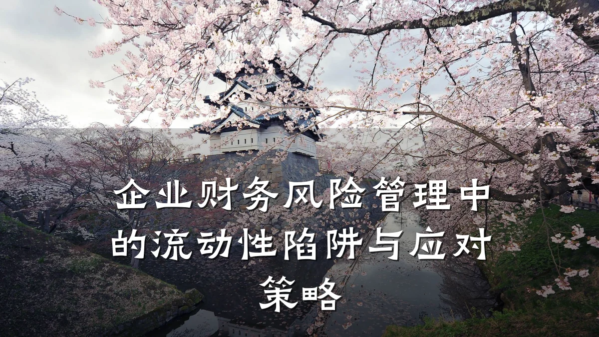 企业财务风险管理中的流动性陷阱与应对策略