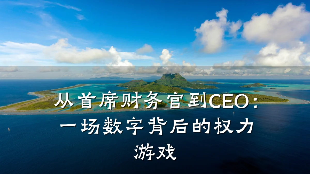 从首席财务官到CEO:一场数字背后的权力游戏