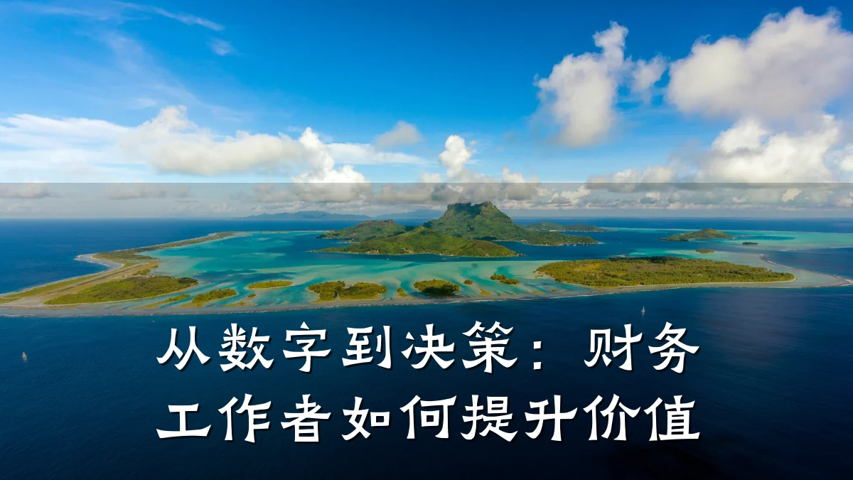 从数字到决策:财务工作者如何提升价值