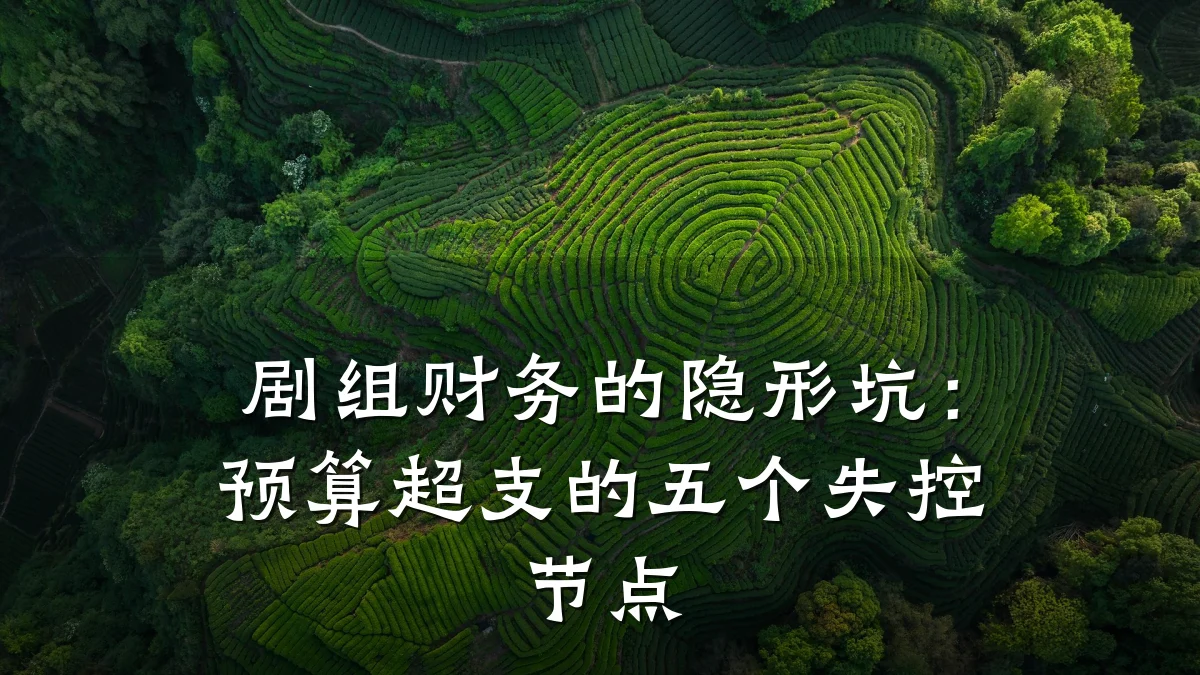 剧组财务的隐形坑:预算超支的五个失控节点
