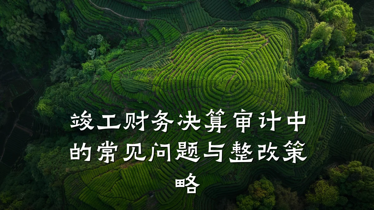 竣工财务决算审计中的常见问题与整改策略