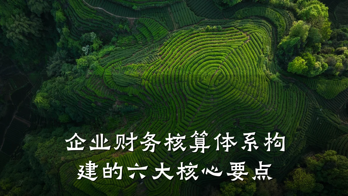 企业财务核算体系构建的六大核心要点