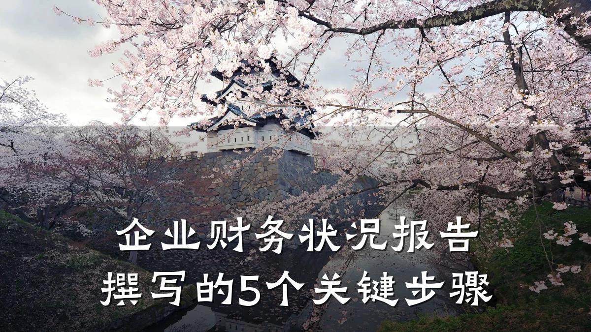 企业财务状况报告撰写的5个关键步骤