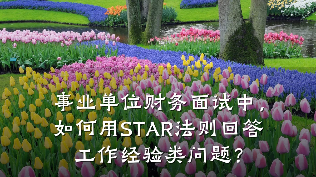 事业单位财务面试中,如何用STAR法则回答工作经验类问题?