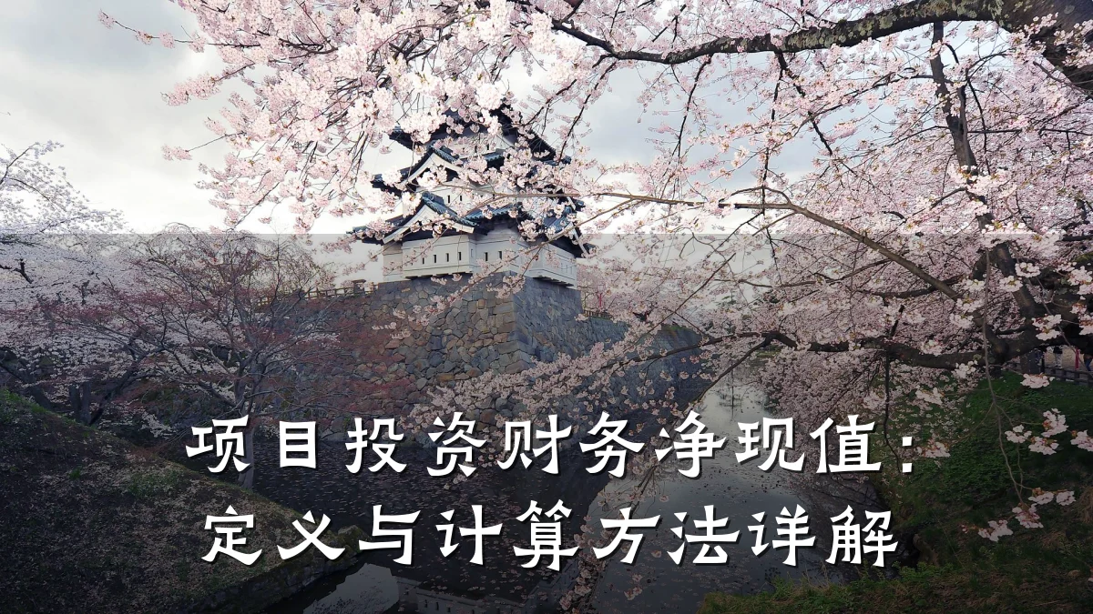 项目投资财务净现值:定义与计算方法详解