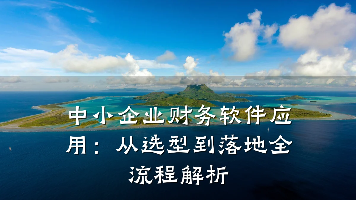 中小企业财务软件应用：从选型到落地全流程解析