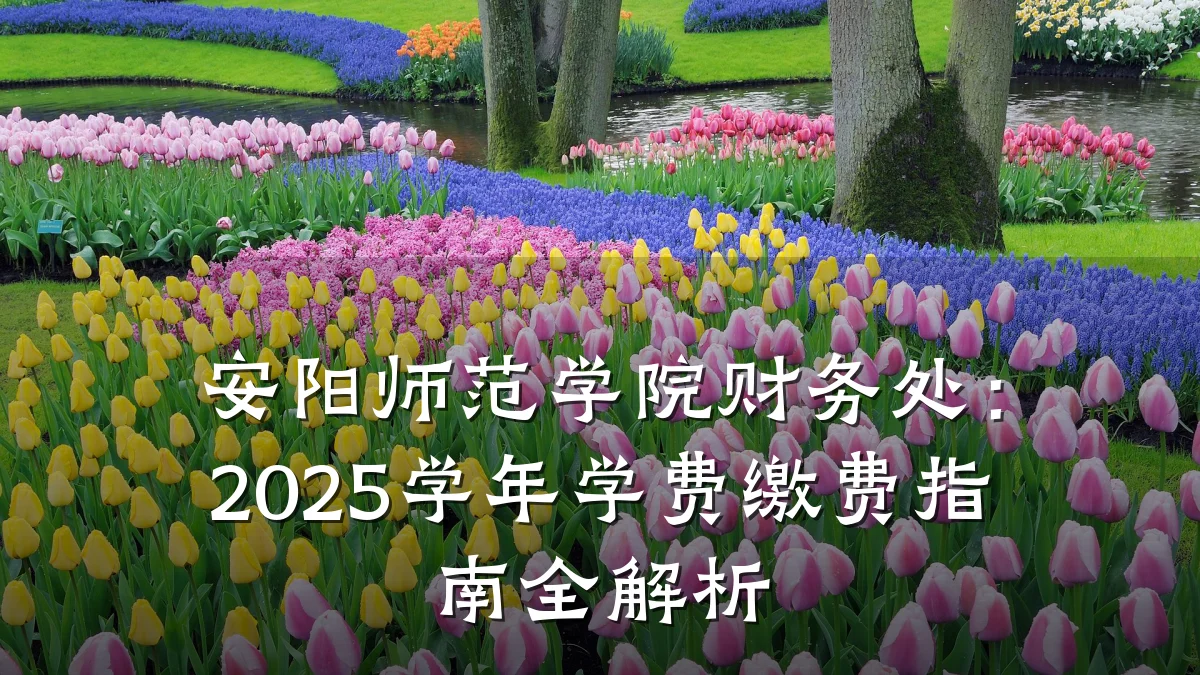 安阳师范学院财务处:2025学年学费缴费指南全解析