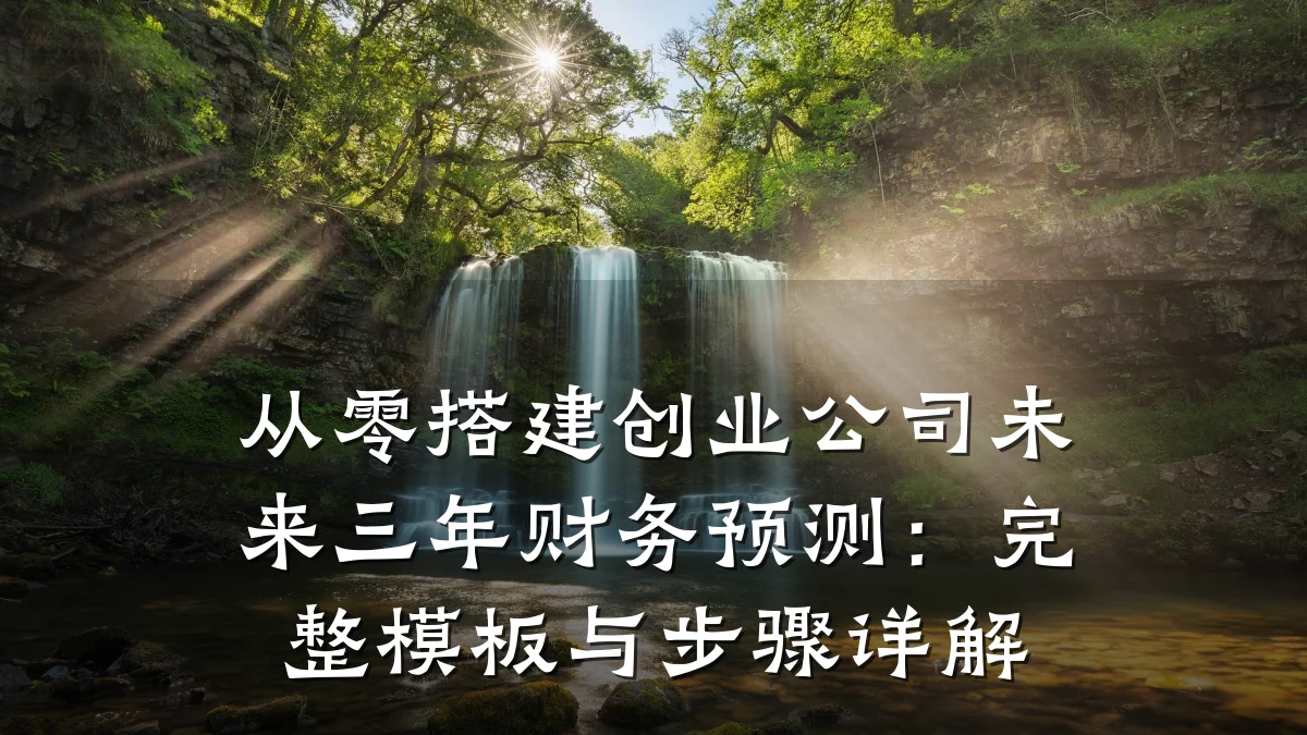 从零搭建创业公司未来三年财务预测:完整模板与步骤详解