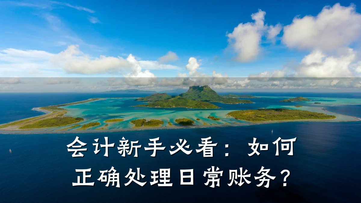 会计新手必看:如何正确处理日常账务?