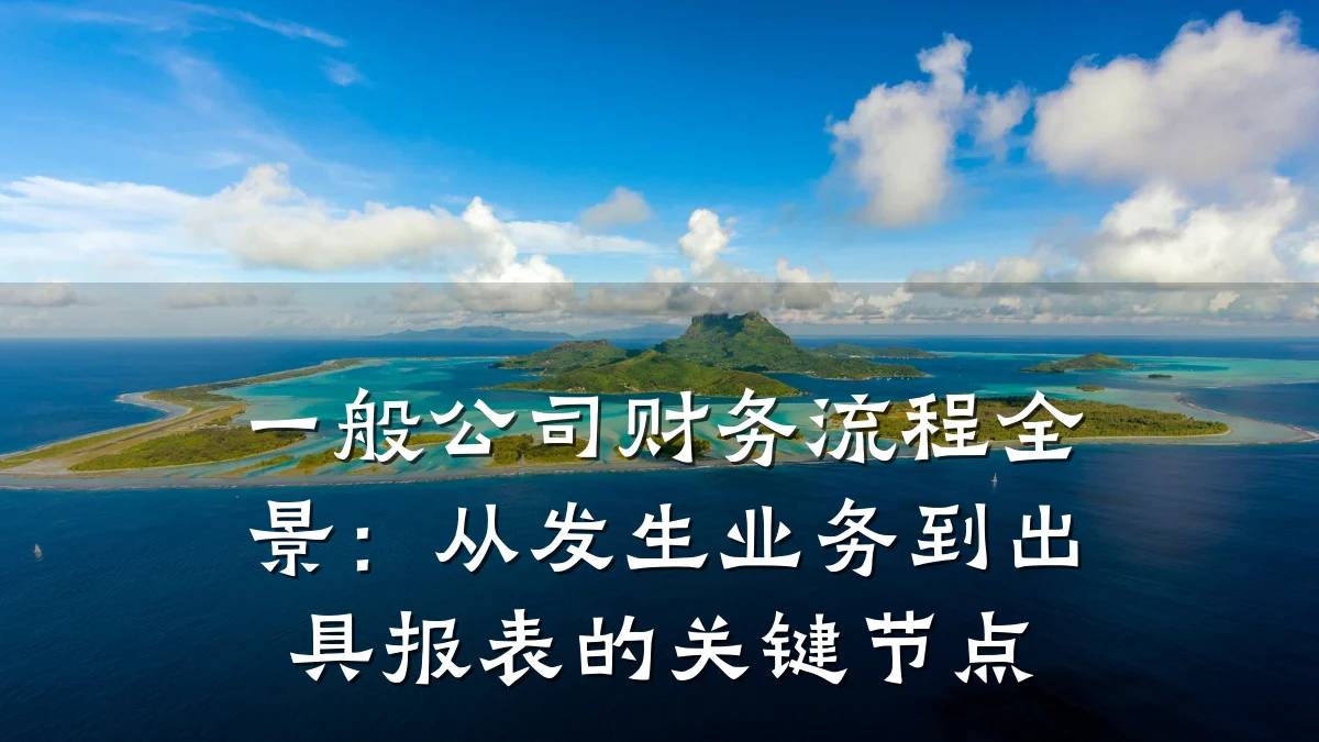 一般公司财务流程全景:从发生业务到出具报表的关键节点