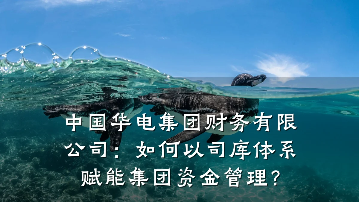中国华电集团财务有限公司：如何以司库体系赋能集团资金管理？