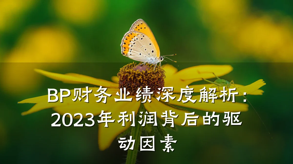 BP财务业绩深度解析:2023年利润背后的驱动因素
