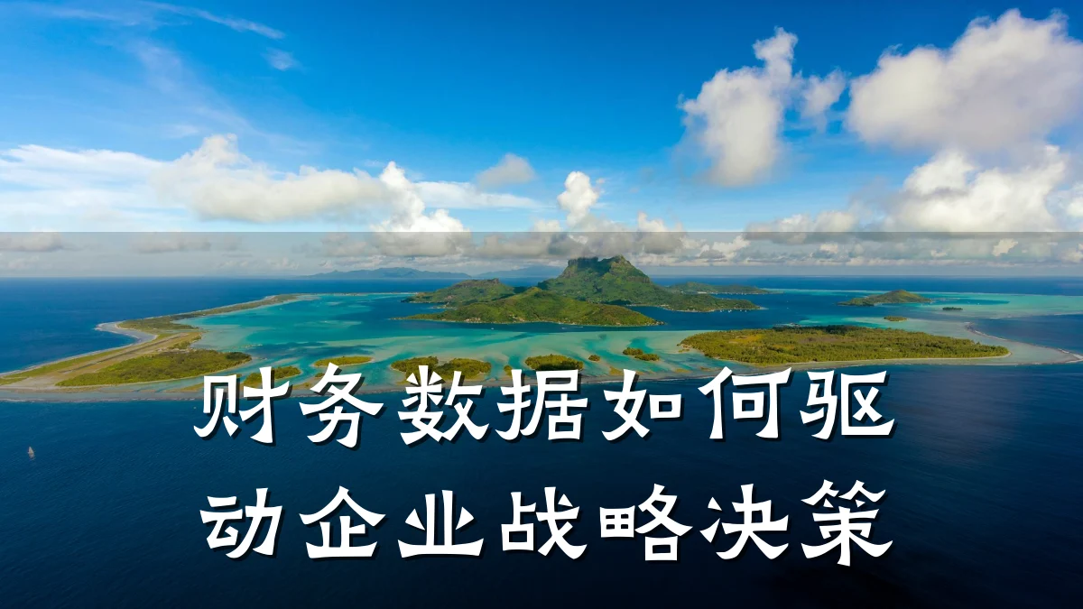 财务数据如何驱动企业战略决策