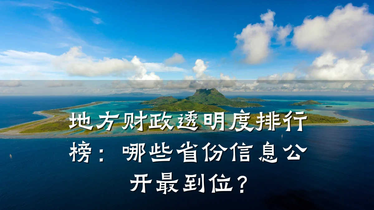 地方财政透明度排行榜:哪些省份信息公开最到位?
