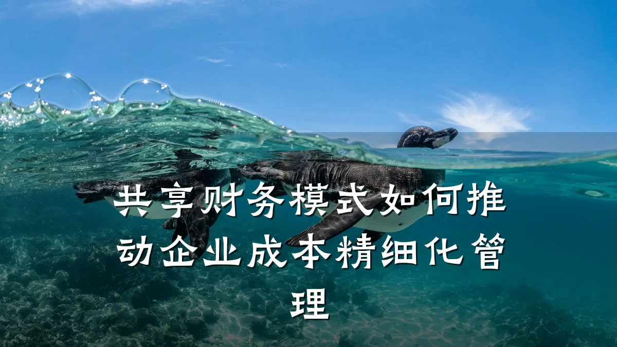 共享财务模式如何推动企业成本精细化管理