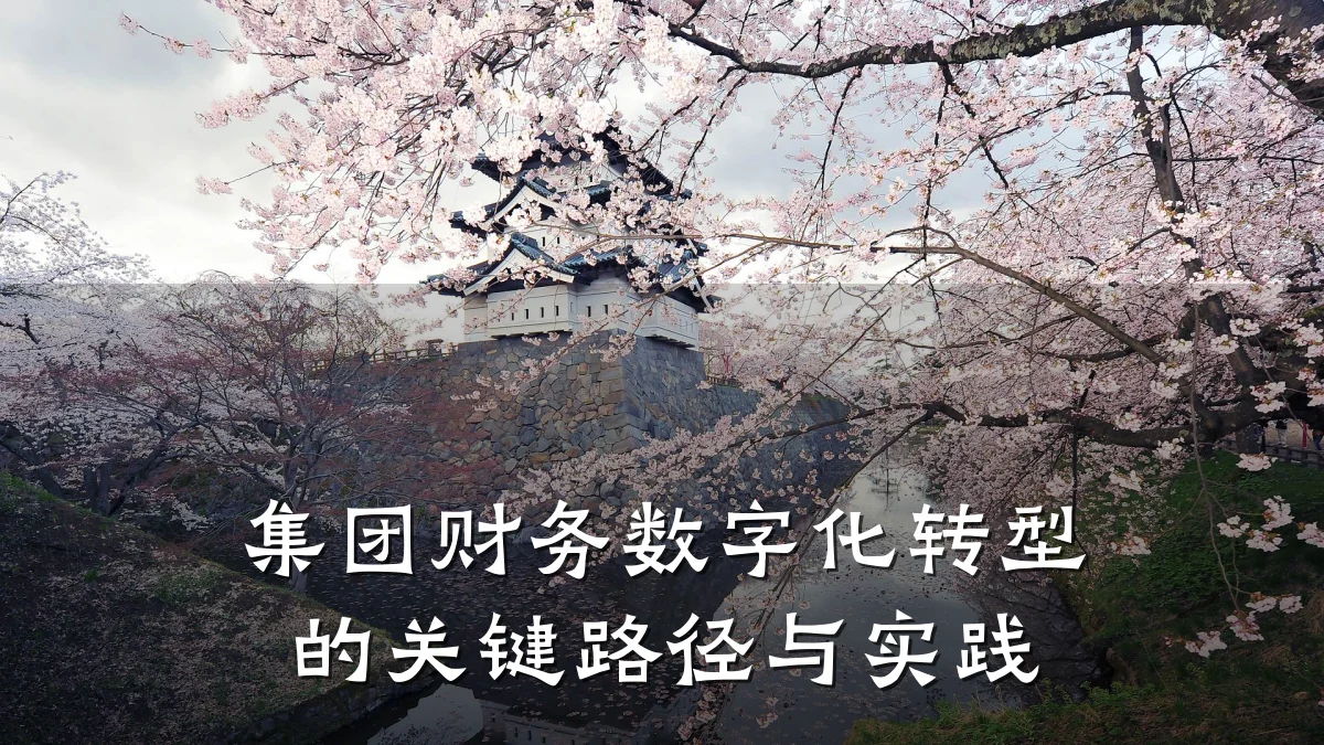 集团财务数字化转型的关键路径与实践