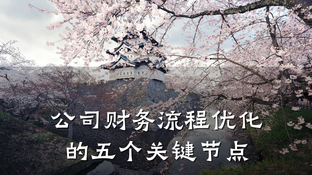 公司财务流程优化的五个关键节点