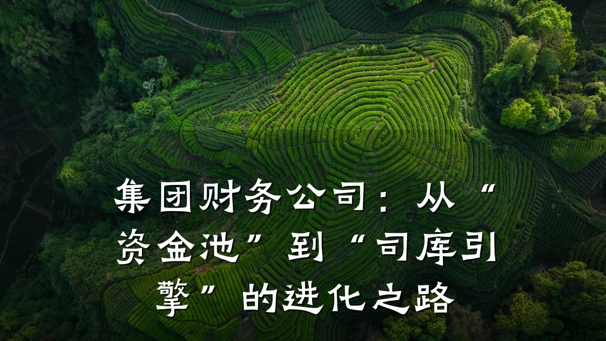 集团财务公司：从“资金池”到“司库引擎”的进化之路