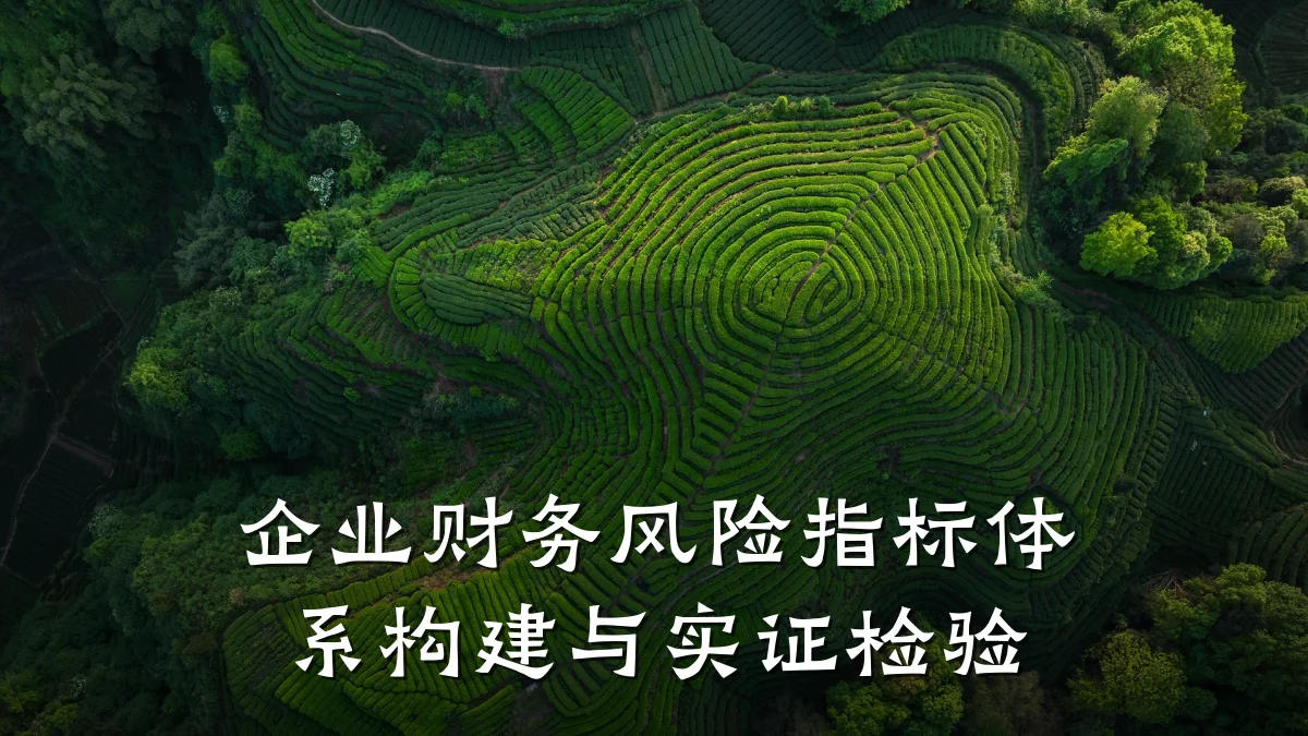 企业财务风险指标体系构建与实证检验