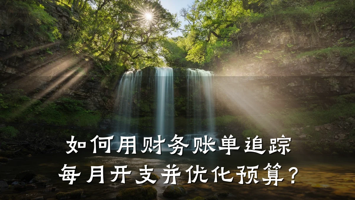 如何用财务账单追踪每月开支并优化预算?