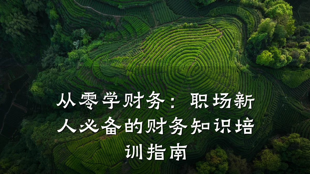 从零学财务:职场新人必备的财务知识培训指南