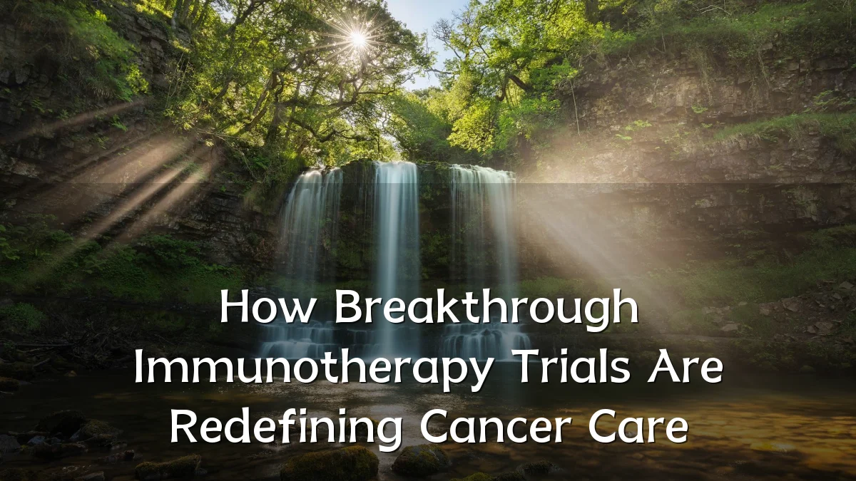 How Breakthrough Immunotherapy Trials Are Redefining Cancer Care
