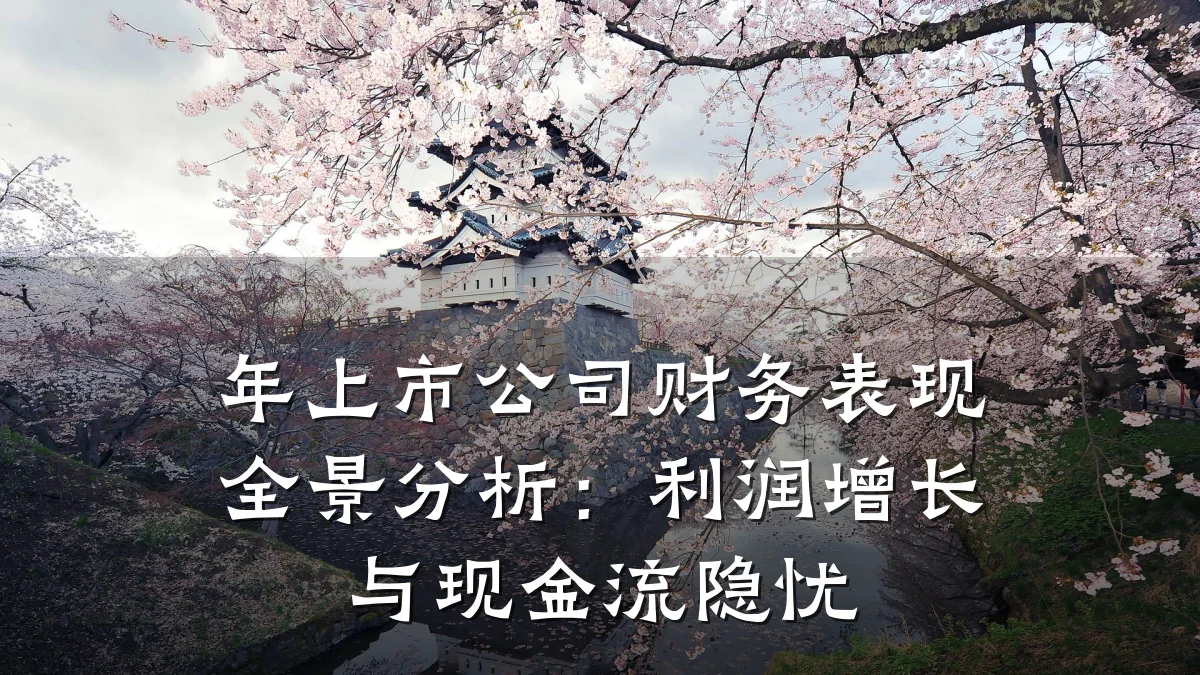 年上市公司财务表现全景分析:利润增长与现金流隐忧