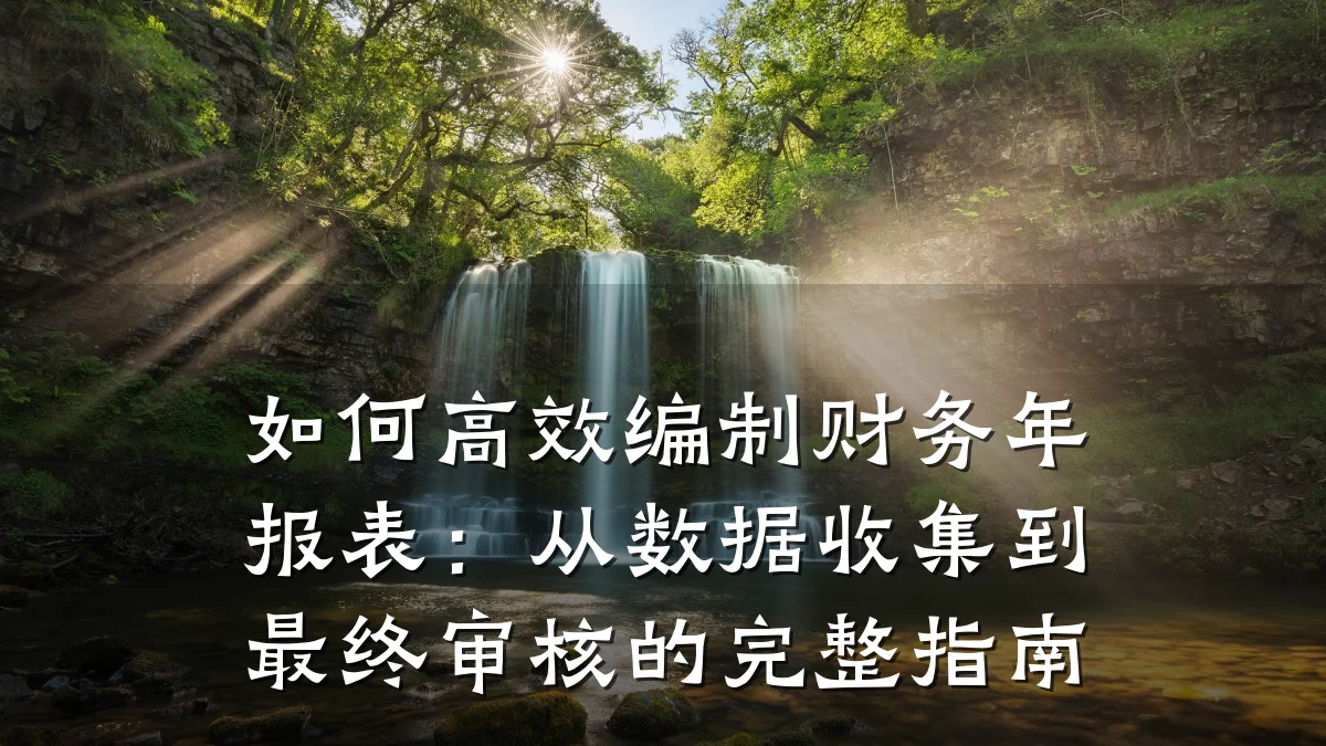 如何高效编制财务年报表：从数据收集到最终审核的完整指南