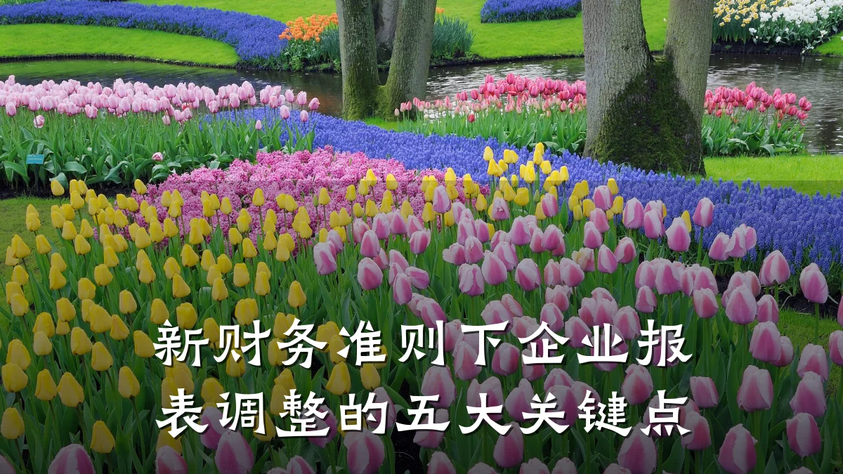 新财务准则下企业报表调整的五大关键点