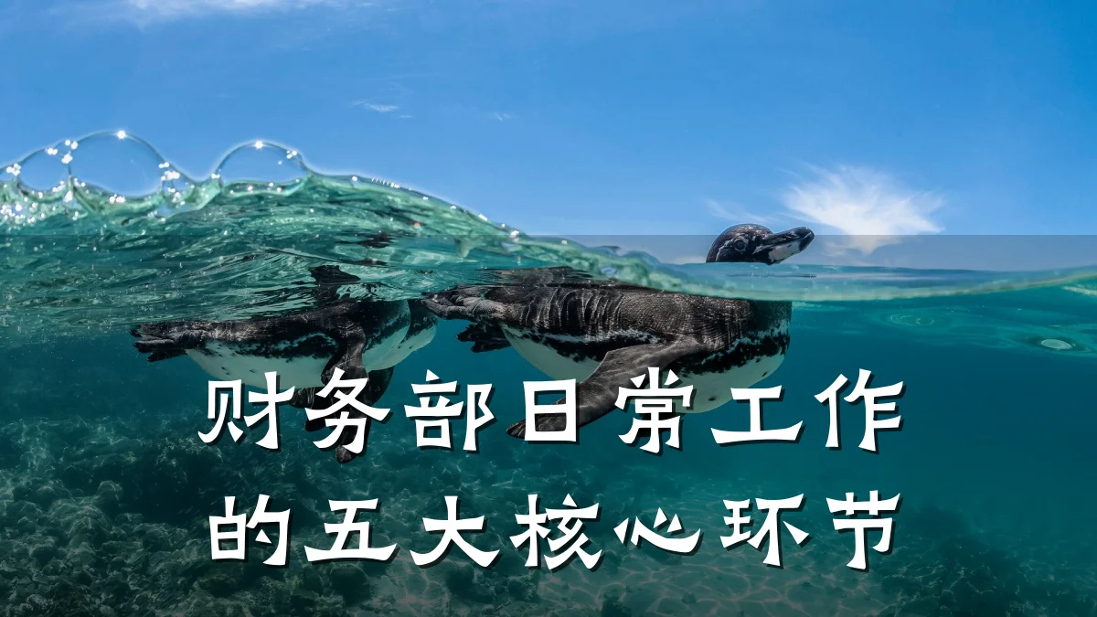财务部日常工作的五大核心环节