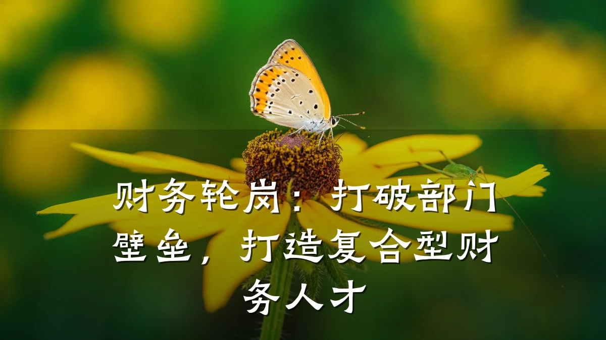 财务轮岗:打破部门壁垒,打造复合型财务人才