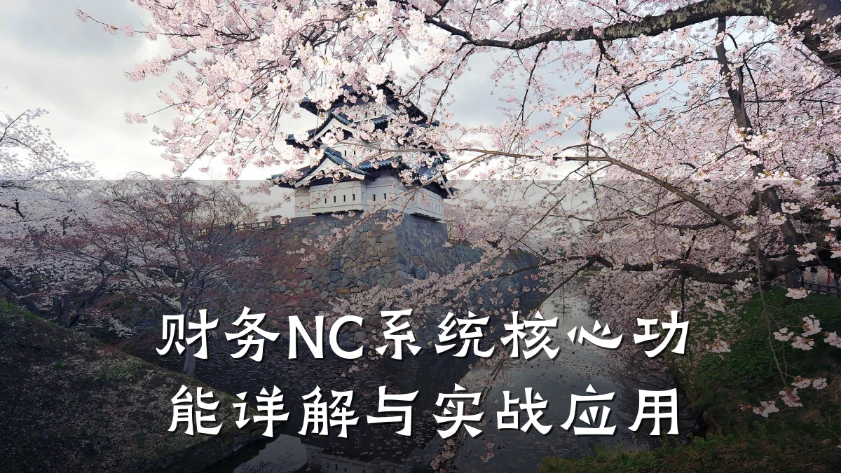 财务NC系统核心功能详解与实战应用