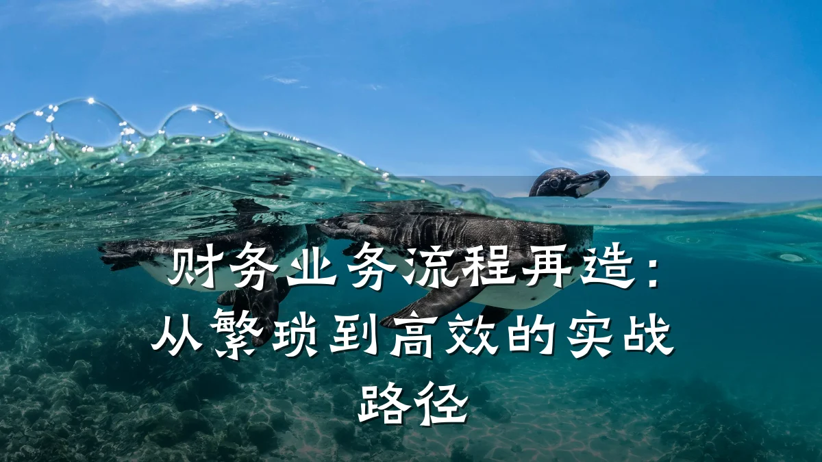 财务业务流程再造:从繁琐到高效的实战路径