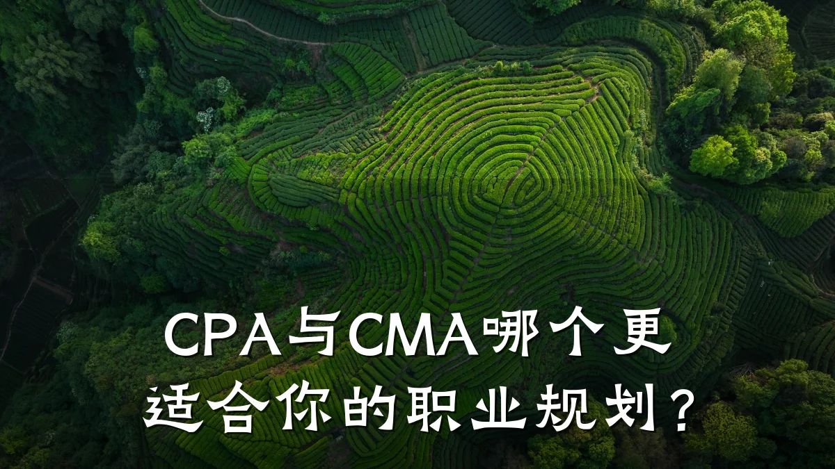 CPA与CMA哪个更适合你的职业规划?