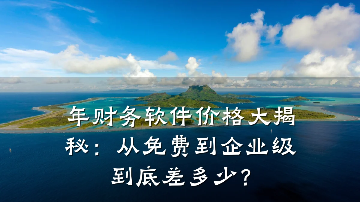 年财务软件价格大揭秘:从免费到企业级到底差多少?