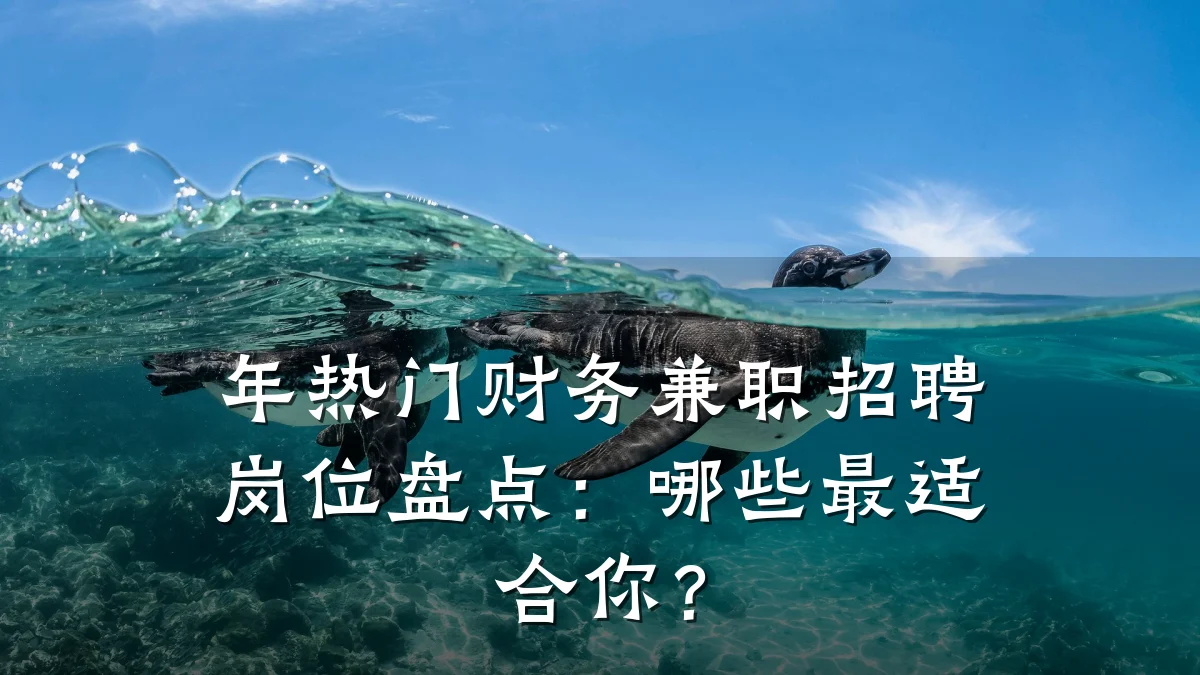 年热门财务兼职招聘岗位盘点：哪些最适合你？