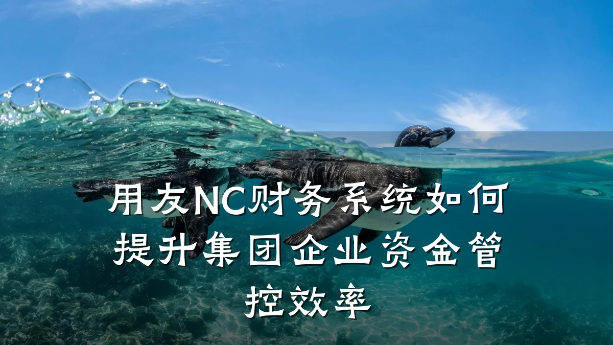 用友NC财务系统如何提升集团企业资金管控效率