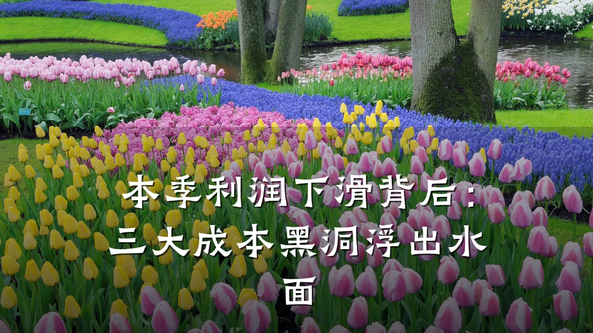 本季利润下滑背后:三大成本黑洞浮出水面